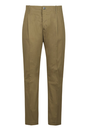 Slim fit chino trousers-0